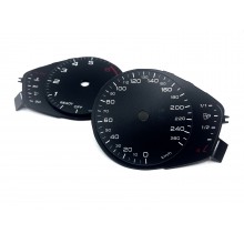 Шкалы Audi a4 b9/q5 fy classic km/h