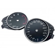 Шкалы Audi a4 b9 Classic km/h